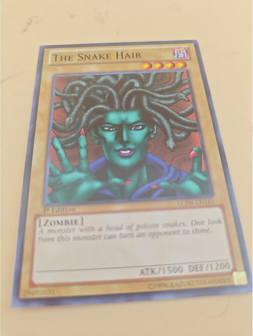 Yu-Gi-Oh! The Snake Hair LCJW-EN185 Common 1st Edition NM